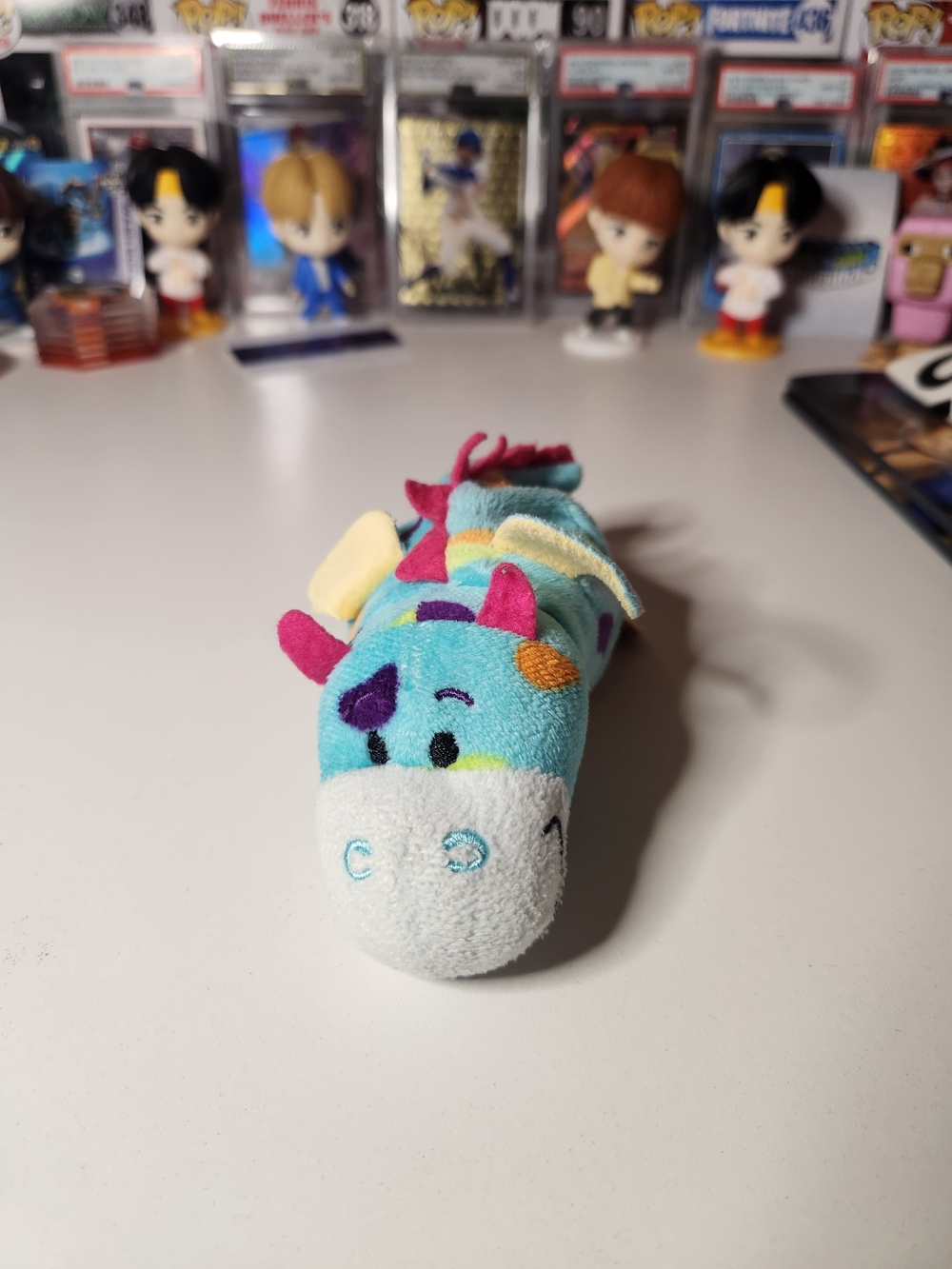 Little FlipZees JayPlay Plush Stuffy Sewn Eyes Toy Dragon & Unicorn